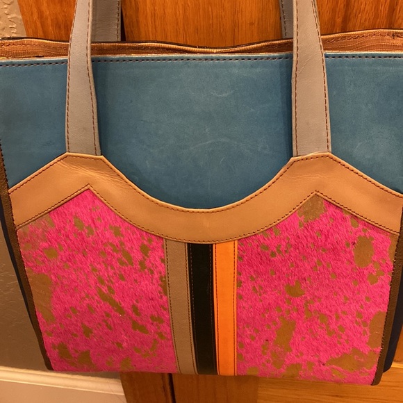 Hayes Leather multicolor tote - Picture 2 of 12